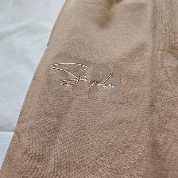 Staple Khaki Beige Joggers Sweatpants Size 3XL - Picture 4 of 11